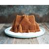Nordic Ware Cozy Village Gingerbread House, 6 Cups, Silver(Gingerbread House Bundt Pan)