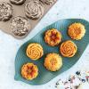 Nordic Ware Floral Cakelet, 3 Cups, Toffee(3 Cup)