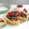 Nordic Ware Formed Quiche Tart Pan, 7.5 Cup, Aurora Green