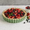 Nordic Ware Formed Quiche Tart Pan, 7.5 Cup, Aurora Green