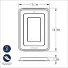 Nordic Ware Half Sheet Cover, 13 by 18 Inch, Clear