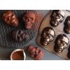 Nordic Ware Halloween Bakeware, Haunted Skull Cakelet Pan, Bronze(11.8 x 10 x 2 inches (Pack of 3))
