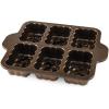 Nordic Ware Harvest Mini Loaf Pan, 5-Cup, Bronze