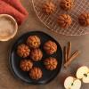 Nordic Ware Lil’ Pumpkins Cakelet Pan, 2 Cup Capacity, Bronze