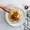 Nordic Ware Microwave Up & Away-Easy Stow – 11-inch Food Safe Lid, Plate Cover with Steam Vents, Anti-Splash Microwave Lid, Contains Moisture, Space-Saving Storage Bracket included(Deluxe (Pack of 1))