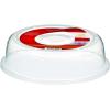 Nordic Ware Microwave Up & Away-Easy Stow – 11-inch Food Safe Lid, Plate Cover with Steam Vents, Anti-Splash Microwave Lid, Contains Moisture, Space-Saving Storage Bracket included(10-Inch (Pack of 1))