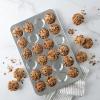 Nordic Ware Natural Aluminum Commercial Petite Muffin Pan, 24 Cup(24-Cavities Petite)