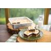Nordic Ware Natural Aluminum Commercial Square Cake Pan with Lid, Exterior 9.88 x 9.88 Inches(9 x 9)