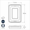 Nordic Ware Natural High Sided Sheet Cake Pan, Silver(High Sided with Lid)