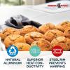 Nordic Ware Naturals 12 Cavity Muffin Pan with High-Domed Lid(12-Cavities Standard+Lid)