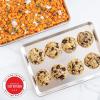 Nordic Ware Naturals 3 Piece Set – USA Made Aluminum Commercial Quality Sheet Pan for Baking or Roasting, Encapsulated Galvanized Steel Rim Prevents Warping; Half Sheet, Jelly Roll and Quarter Sheet(2pk Half + 1/8 Sheet)