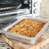 Nordic Ware Naturals Compact 5-Inch Pie Pan – Natural Uncoated Aluminum,Toaster Oven, Counter Ovens, Air Fryer and Broiler Safe, Personal Size(Compact Rectangular Pan)