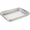 Nordic Ware Naturals Eighth Sheet – USA Made Uncoated Natural Aluminum Commercial Quality Sheet Pan, 1-Pack(Eighth Sheet  2-Pack)
