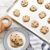 Nordic Ware Naturals Half Sheet and Quarter Sheet Baking Set – USA Made Aluminum Commercial Quality Sheet Pans for Baking or Roasting, Encapsulated Galvanized Steel Rim Prevents Warping
