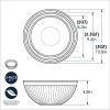 Nordic Ware Prep and Serve Mixing Bowls Set, 8-Piece, Earth-Tones(Earth-Tones)