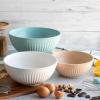 Nordic Ware Prep and Serve Mixing Bowls Set, 8-Piece, Earth-Tones(Earth-Tones)