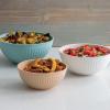 Nordic Ware Prep and Serve Mixing Bowls Set, 8-Piece, Earth-Tones(Earth-Tones)
