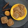 Nordic Ware Snowflake Cookie Stamps (Set of 3), Sturdy Cast Aluminium Cookie Stamp Set, Cookie Press Set Made in the USA, Sturdy and Durable Biscuit Maker Press Set(3-Inch Squares (Pack of 3))