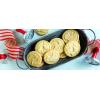 Nordic Ware Snowflake Cookie Stamps (Set of 3), Sturdy Cast Aluminium Cookie Stamp Set, Cookie Press Set Made in the USA, Sturdy and Durable Biscuit Maker Press Set(3-inch rounds (Pack of 3))
