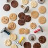 Nordic Ware Snowflake Cookie Stamps (Set of 3), Sturdy Cast Aluminium Cookie Stamp Set, Cookie Press Set Made in the USA, Sturdy and Durable Biscuit Maker Press Set(3-inch rounds)