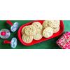 Nordic Ware Snowflake Cookie Stamps (Set of 3), Sturdy Cast Aluminium Cookie Stamp Set, Cookie Press Set Made in the USA, Sturdy and Durable Biscuit Maker Press Set(3-inch rounds (Pack of 3))