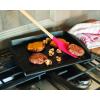 Nordic Ware Stovetop Backsplash Griddle, Black, Nonstick(Single Burner)
