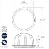 Nordic Ware Translucent Bundt Cake Keeper(Cake Keeper)