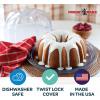 Nordic Ware Translucent Bundt Cake Keeper(Deluxe Clear Keeper)
