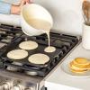 Nordic Ware Two Burner Griddle, 10.3 x 17.4 inches, Non-Stick, Black(12.8″ x 11.4″ x 1.3″)