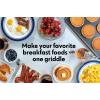 Nordic Ware Two Burner Griddle, 10.3 x 17.4 inches, Non-Stick, Black(17.4″ x 10.3″ x 1″)