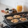 Nordic Ware Two Burner Griddle, 10.3 x 17.4 inches, Non-Stick, Black(22.5″ x 11.6″ x 3.2″)