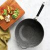 Nordic Ware Verde Ceramic Nonstick 12 Inch Skillet with Lid(12 Inch Wok)