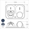 Nordic Ware+Haunted Skull Cake Pan