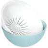 Nordic Ware 2-in-1 Colander Bowl Set, White and Sea Glass