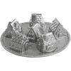 Nordic Ware Cozy Village Gingerbread House, 6 Cups, Silver(Cozy Village Baking Pan)