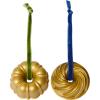Nordic Ware Jubilee Bundt Ornament Set, Gold and Silver, 2-Pieces(Gold Set)