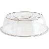Nordic Ware Microwave Up & Away-Easy Stow – 11-inch Food Safe Lid, Plate Cover with Steam Vents, Anti-Splash Microwave Lid, Contains Moisture, Space-Saving Storage Bracket included(Deluxe (Pack of 1))