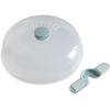 Nordic Ware Microwave Up & Away-Easy Stow – 11-inch Food Safe Lid, Plate Cover with Steam Vents, Anti-Splash Microwave Lid, Contains Moisture, Space-Saving Storage Bracket included(Up & Away (Pack of 1))