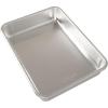 Nordic Ware Natural Aluminum Commercial Rectangular Cake Pan, Exterior dimensions 12.9 x 9.5 x 2.5 inches and interior dimensions 12.1 x 8.8 x 2.5 inches(9 x 13)