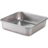 Nordic Ware Natural Aluminum Commercial Square Cake Pan with Lid, Exterior 9.88 x 9.88 Inches(9 x 9)