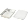 Nordic Ware Naturals Quarter Sheet, 9×13 and Lid Baking Set- USA Made Aluminum Commercial Quality Sheet Pans for Baking or Roasting, Encapsulated Galvanized Steel Rim Prevents Warping, 3pc Baker’s Set(3pc Bakers Set)