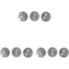 Nordic Ware Snowflake Cookie Stamps (Set of 3), Sturdy Cast Aluminium Cookie Stamp Set, Cookie Press Set Made in the USA, Sturdy and Durable Biscuit Maker Press Set(3-Piece (Pack of 3))