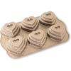 Nordic Ware Tiered Heart Bundt(3-Cup)