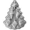 Nordic Ware Vintage Ornament Cakelet Pan, 2 Cup Capacity, Silver