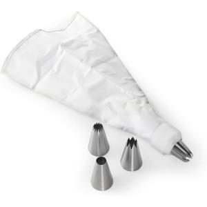 Nordic Ware 6-Piece Jumbo Decorating Tip Set, Metal