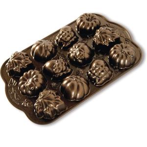 Nordic Ware Autumn Delights Cakelet Pan(2-Cup)