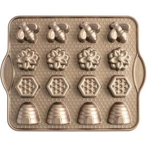 Nordic Ware Beehive Cake Pan, 10 Cup, Toffee(1.75 Cup Capacity)