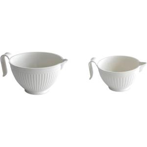 Nordic Ware Better Batter Bowl and Micro Mix and Melt, White, 3 Cups Bundle