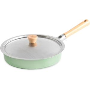 Nordic Ware Cardamom Ceramic Nonstick 10 Inch Fry Pan with Lid