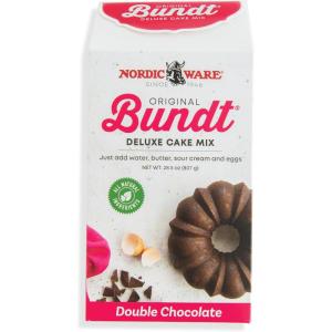 Nordic Ware Double Chocolate Bundt Cake Mix(Double Chocolate)